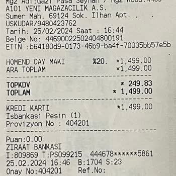A101 Mi? Koşarak Kaçın!