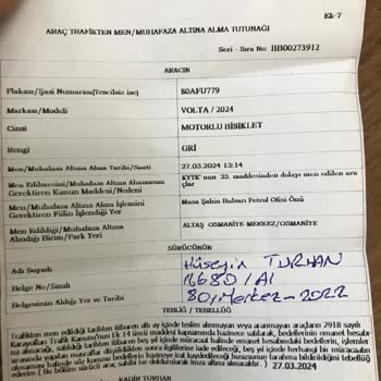 A101 Den Motor Almak Pişmanlık