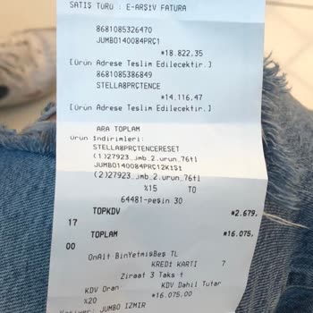 Jumbo Mağazası Şikayet Mavibahçe AVM İzmir