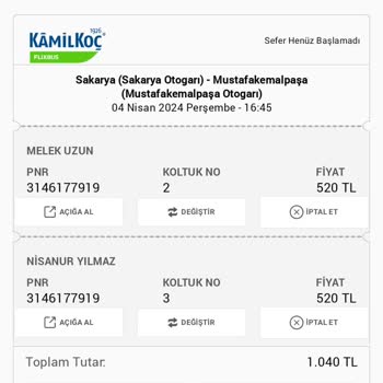 Obilet Seferi İptal Etti Bileti İade Etmiyor