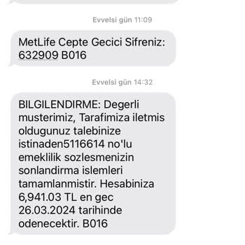 Metlife Otomatik Katılım Sözleşmesi