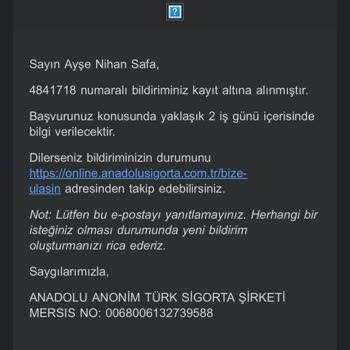 Anadolu Sigorta Tamamlayıcı Saglık Geçiş Evrakları