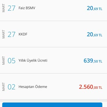 Denizbank Yıllık Üyelik Ücreti Kesintisi