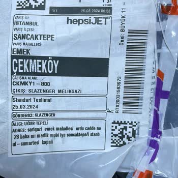 Slazenger Ürünü Eksik Yollayıp Çözüm Üretmiyor Oyalayıp Duruyor
