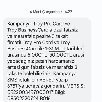 VakıfBank Kredi Kartı Taksit Yanıltması,