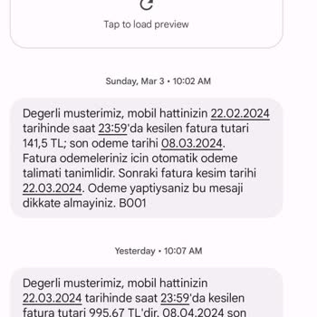 Türk Telekom Fatura Ücretinin Fazlalığı