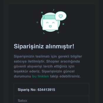 Shopier Üyeliksiz Sipariş İptali
