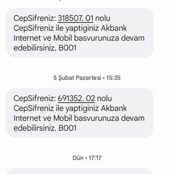 Akbank Haberim Olmadan Yapılan İşlem