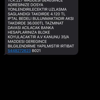 MAVISTIC (SMS) Mavıstıc Şikayet Dir