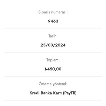 Beyza Hacamat Malzemeleri Aldığım Ürünü Göndermiyor