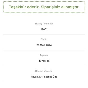 Yeşil Gross Yeşilgross Kastamonu Parayı Havale-eft Alıp Siparişi Göndermiyor