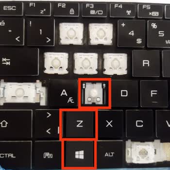 Monster Notebook Serviste Sebepsiz Sökülen Kayıp Tuşlar