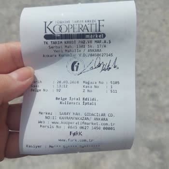 Tarım Kredi Kooperatif Market Etiket Fiyatlarının Farklı Olması