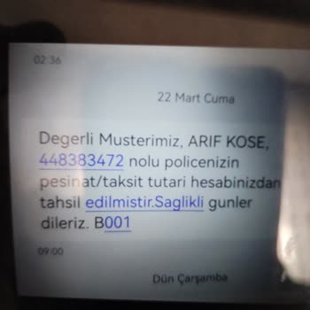 Ziraat Bankası Sigorta Poliçesinin İptali
