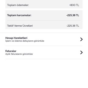 Armut Hesabımın Bakiye İadesi