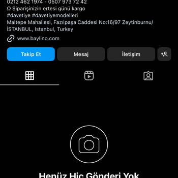 Baylino Davetiye Instagram'dan Davetiye Siparişi
