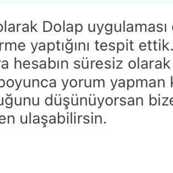 Dolap Uygulaması Haksız Bir Şekilde Hesabımı Tamamen Kapatıyor!