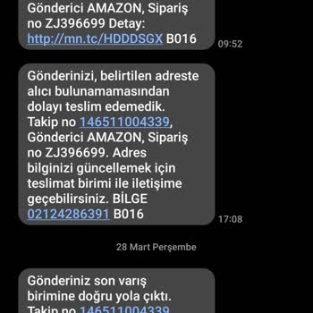 Amazon, MNG Teslim Etmeme Sorunu.
