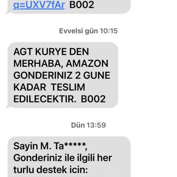 AGT Kurye'nin Teslimat Gecikmesi Sorunu