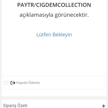 Çiğdem Collection Sipariş İle İlgili Bilgilendirme Yok.