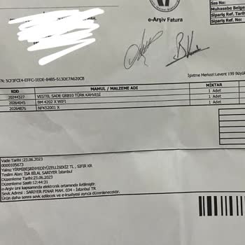 Vestel Aldığım Ürünleri Teslim Etmiyorlar