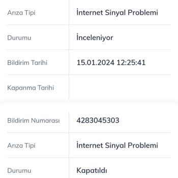 Türk Telekom İnternetim 15.01. 2024 Tarihinden İtibaren Açılmadı