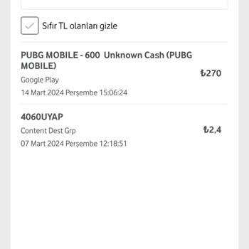 Mobil Ödeme De Vodafone Hatası