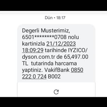 VakıfBank Harcama İtirazı Bilgim Dışında Alışveriş Gerçekleştirilmiştir