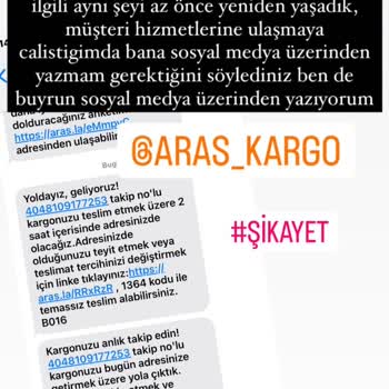 Aras Kargo Silivri Şube Kuryesi Asla Kargoyu Teslim Etmiyor Bu İkinci!
