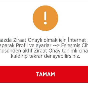 Ziraat Bankası Eşleşmiş Cihazları Temizlememe Rağmen Giriş Sağlanmıyor