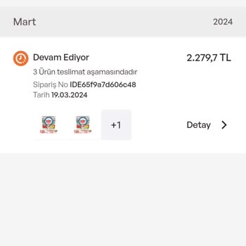 İdefix   Verdiğim Sipariş Eksik Geldi