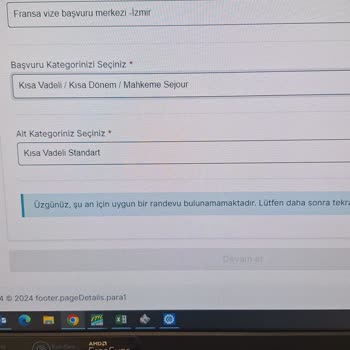 VFS Global Randevu Alma Sorunu