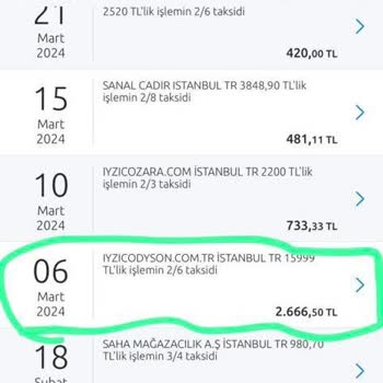 Dyson Olmayan Ürün Satışı Yapıyor