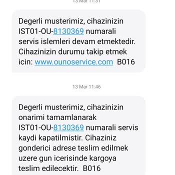 Ouno Teknik Servis Mop 2 Pro Robotun Arızası Yok Diyor Üç Kez Gitti