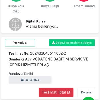 Digital Kurye Teslimat Sorunu