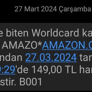 Amazon Pişmanlığı İptal Edilen Ürün