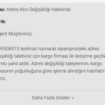 Aras Kargo Trendyol Adres Değişikliği Onaylandı Ama Kargo Firmasının Haberi Yok!