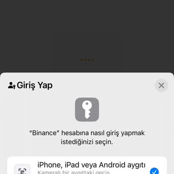 Binance Giriş Ana Parola Sorunu
