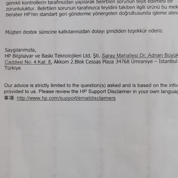 HP Media Markt Kusurlu Ürünü Servis Raporuna Rağmen İade Almıyor