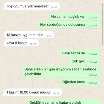 Blue White Estetik ve Güzellik Salonu Hizmet Kalitesinde Hayal Kırıklığı