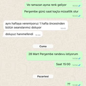 Blue White Estetik ve Güzellik Salonu Hizmet Kalitesinde Hayal Kırıklığı