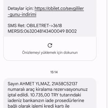 Obilet Uygulamasından Şikayetçiyim Mağdur Edildim