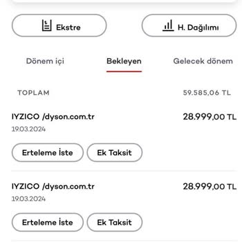 Dyson'un Fazla Ödenen Bedeli İade Etmemesi