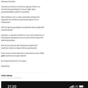 Paribu Coin Transferini Gerçekleştirmiyor