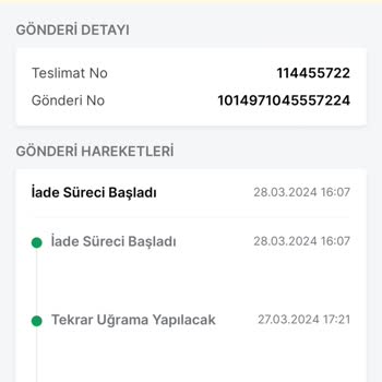 Trendyol Express Dağıtıcı Sorumsuzluğu Ve Tehdit Unsurlu Teslimat
