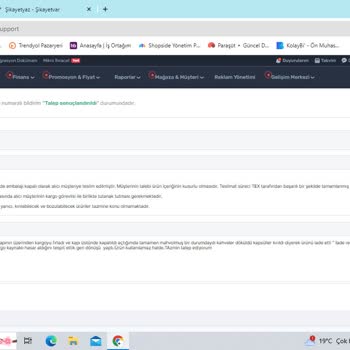 Trendyol Express Trendyol Satıcı Paneli Mağduriyet