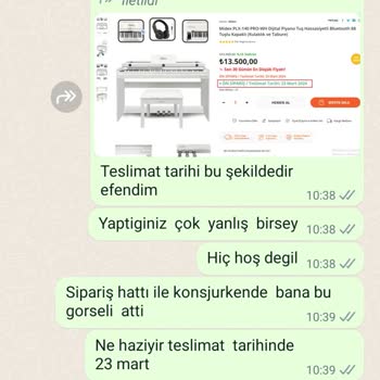 Yonka Müzik Market Yonka Müzik Ürünümü Teslim Etmiyor!