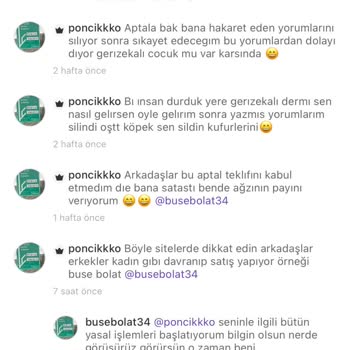 Dolap Satıcısı Şahsıma Hakaret