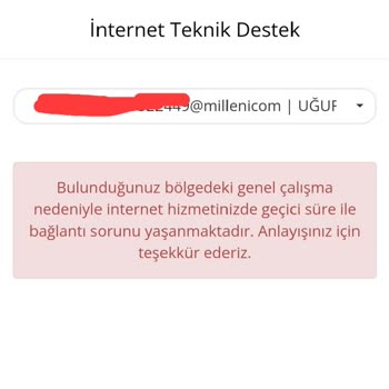 Millenicom Abonelik Başlamasına Rağmen Arıza Yüzünden Kurulum Yapmıyor