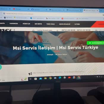 MSI Türkiye MSI Yetkili Servisiyiz Diyerek Ürünü Alıyorlar